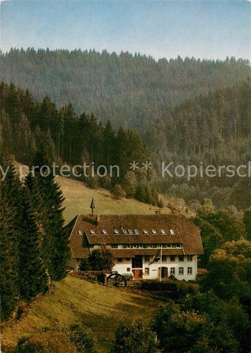 Grafenhausen Schwarzwald VdH Erholungsheim Haus Heimkehrerdank Schuechtmuehle