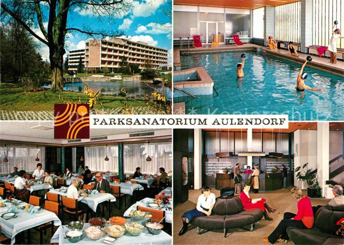 Aulendorf Parksanatorium Speisesaal Foyer Hallenbad