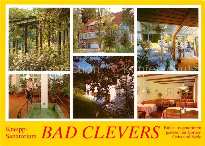 Bad Groenenbach Kneipp Sanatorium Bad Clevers Teilansichten