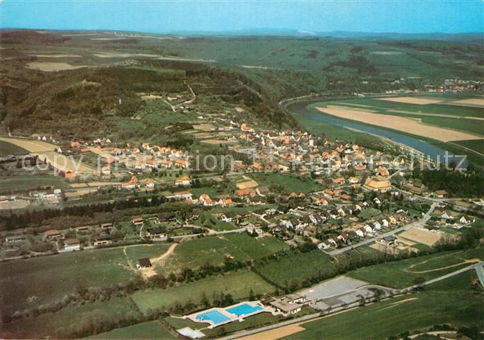 Polle Oberweser Fliegeraufnahme