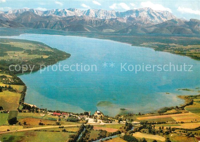 Ammersee Karwendel und Wetterstein Fliegeraufnahme