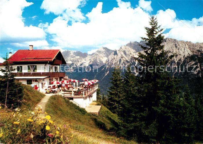 Kranzberghaus mit Karwendel