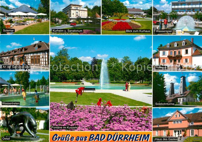Bad Duerrheim Solemar Kurheim Sanatorium Kurhaus Wasserspiel Salinenstrasse Wass