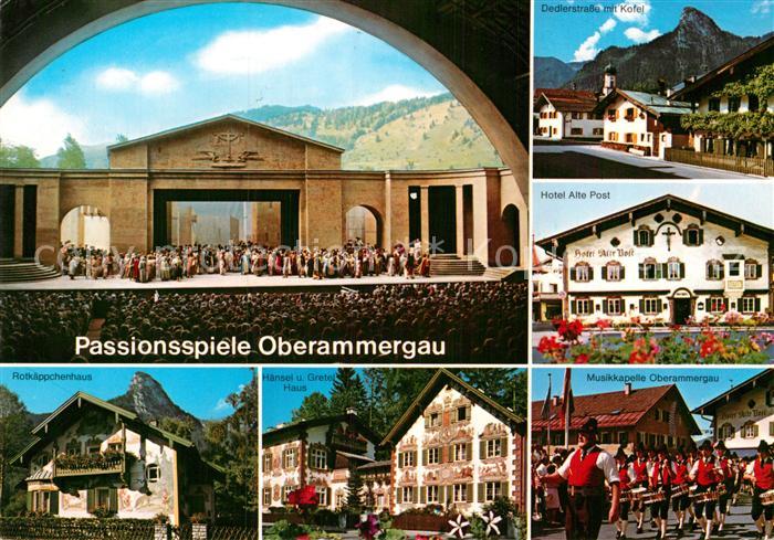 Oberammergau Rotkaeppchenhaus Haensel und Gretel Haus Dedlerstr Hotel Alte Post