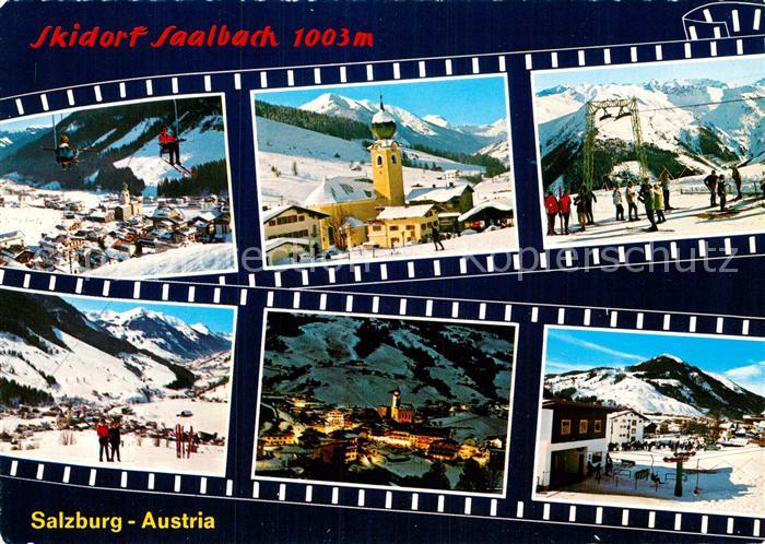 Saalbach-Hinterglemm Bernkogel Sessellift Dorfkirche Schattberg Station Kohlmais