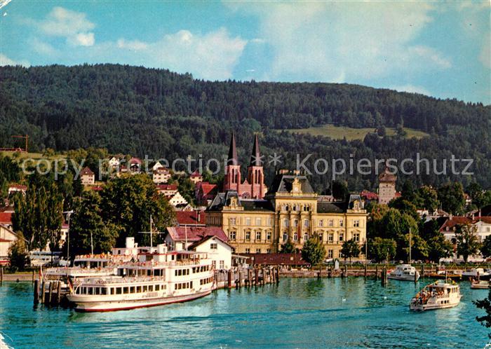 Bregenz Bodensee Schiffshafen Bodenseefaehre