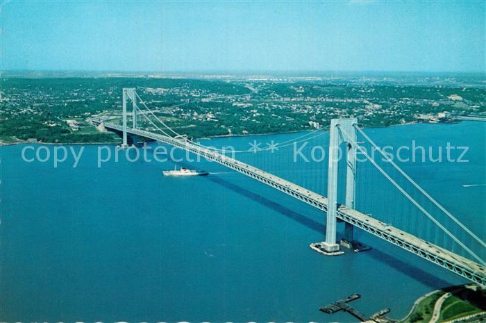 Brooklyn New York The Verrazano Narrows Bridge