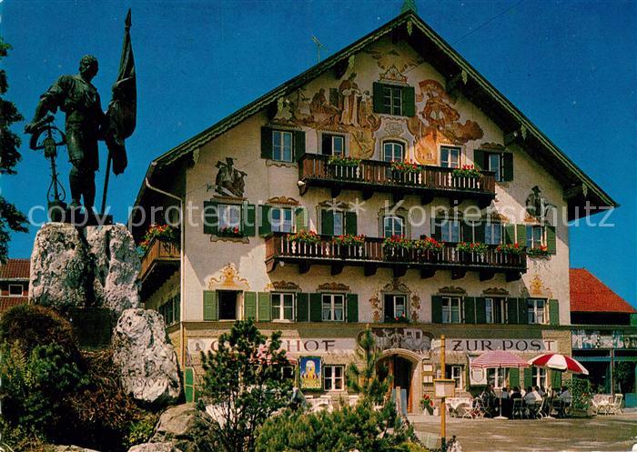 Kochel See Gasthof zur Post Schmied von Kochel Denkmal