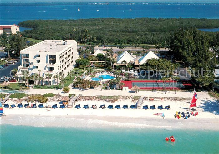 Longboat Key Hilton Hotel Strand Fliegeraufnahme