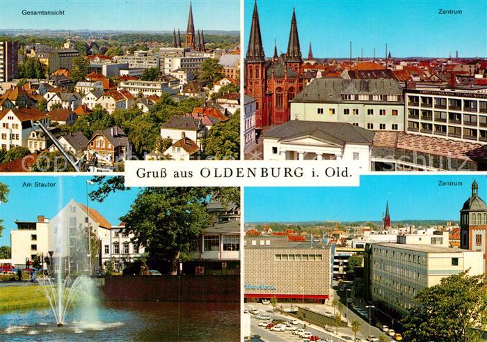 Oldenburg Niedersachsen Gesamtansicht Zentrum Am Stautor Zentrum