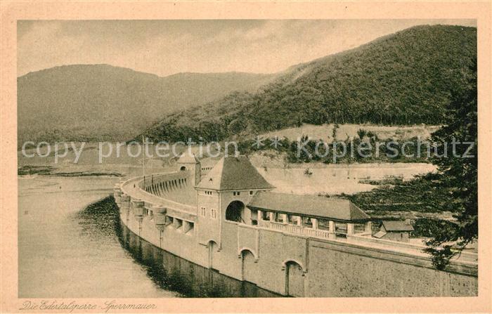 Edertalsperre Sperrmauer