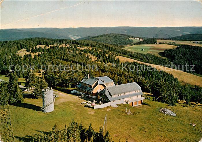 Furtwangen Berggasthof zum Brendturm Fliegeraufnahme