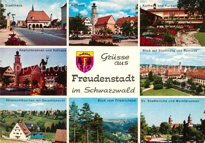 FREUDENSTADT BW Stadthaus Kurhaus Rathaus Baerenschloesschen