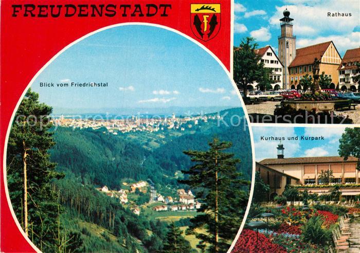 FREUDENSTADT BW Rathaus Kurhaus Kurpark