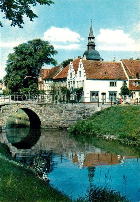 Friedrichstadt Eider Steinbruecke Evangelische Kirche