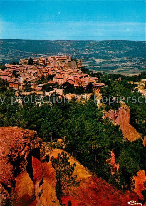 Roussillon Vaucluse Vue Generale