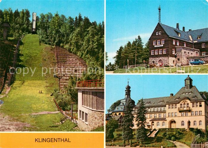 Klingenthal Vogtland Grosse Aschbergschanze Jugendherberge Klement Gottwald Rath