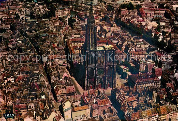 Strasbourg Alsace Cathedrale Fliegeraufnahme
