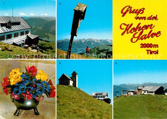 Hopfgarten Brixental Hohe Salve Gipfelhaus Bergkreuz Wilder Kaiser Alpengasthof