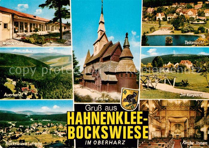 Hahnenklee-Bockswiese Harz Wandelhalle Kurpark Kirche