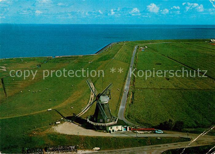 Pellworm Nordermuehle Fliegeraufnahme