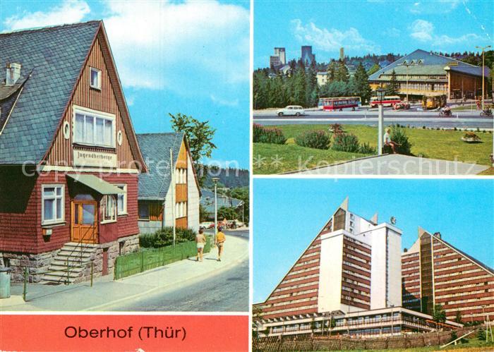 Oberhof Thueringen Jugendherberge Edgar Andre Platz des Friedens Interhotel