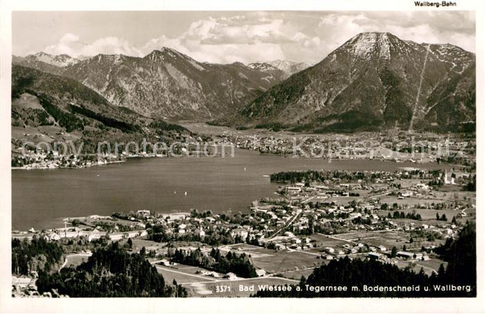Bad Wiessee Panorama Bodenschneid Wallberg