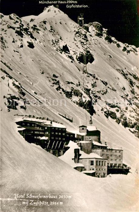 GARMISCH-PARTENKIRCHEN Bayern Hotel Schneefernerhaus mit Zugspitze