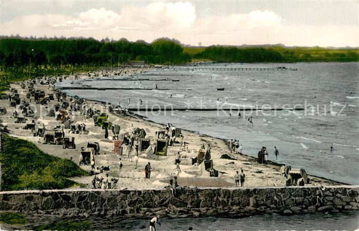 Haffkrug Ostseebad Badeleben am Strand