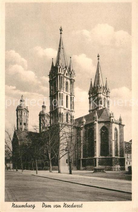 Naumburg Saale Dom von Nordwest