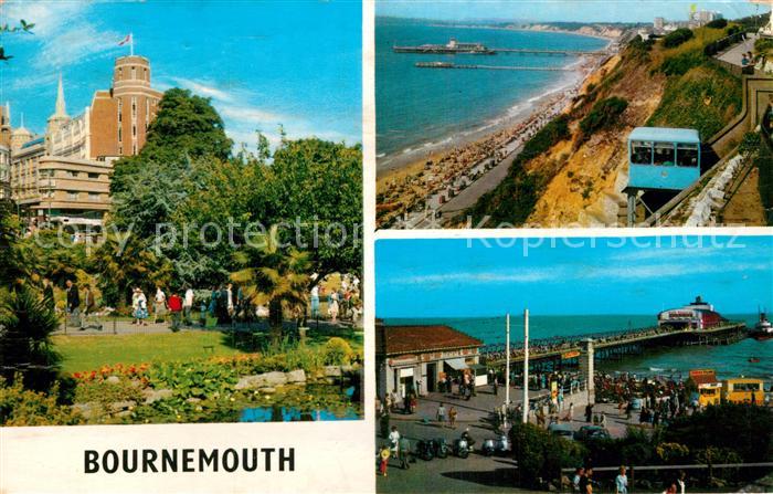 Bournemouth Park Seebruecke Steilkueste