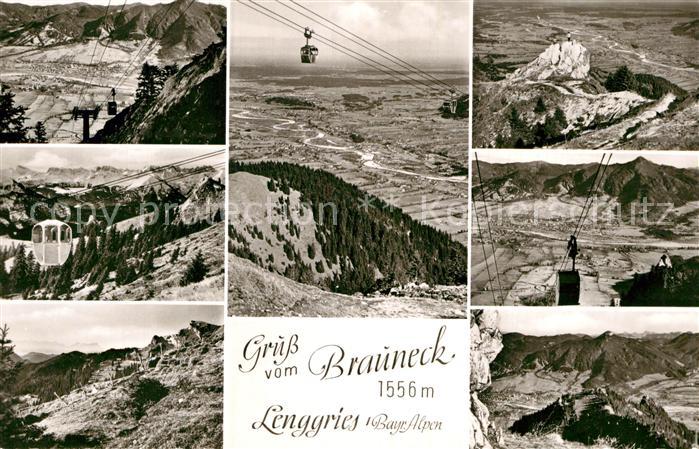 Lenggries Brauneck Seilbahn Teilansicht