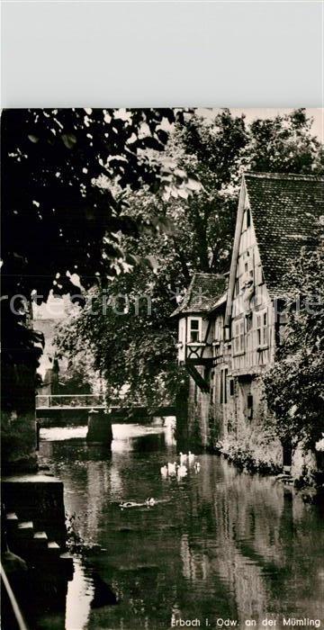 Erbach Odenwald Partie an der Muemmling