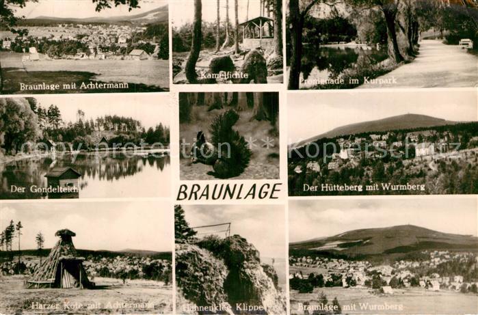 Braunlage Huetteberg Wurmberg Gondelteich Achtermann Harzer