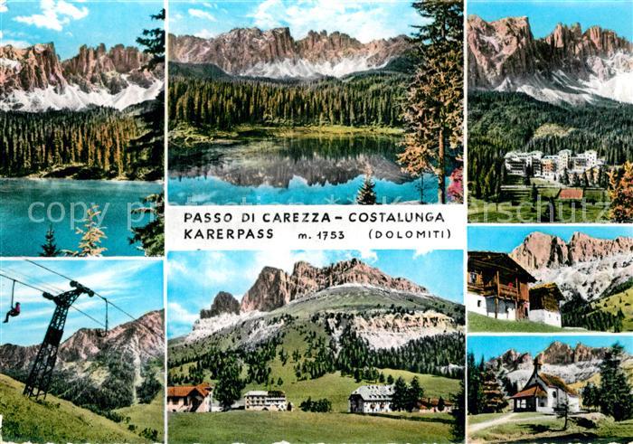 Karerpass Suedtirol Teilansicht