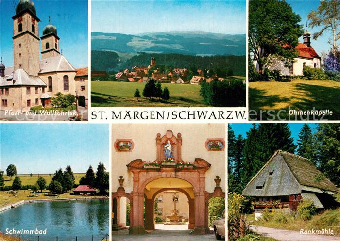 St Maergen Pfarrkirche Wallfahrtskirche Schwimmbad Ohmenkapelle Rankmuehle