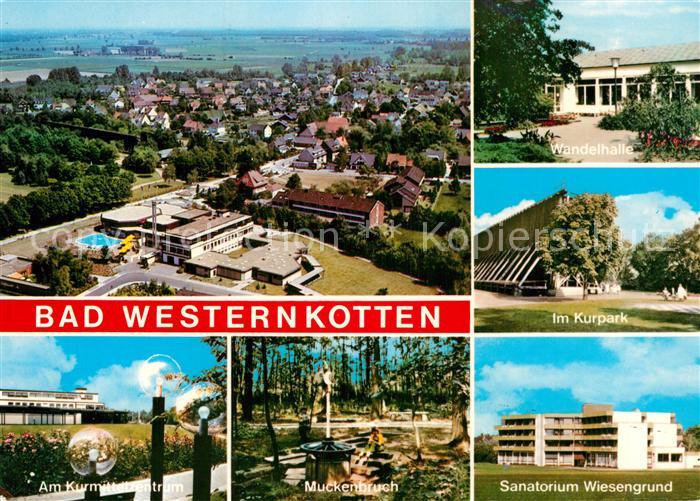 Bad Westernkotten Fliegeraufnahme Kurzentrum Muckenbruch Kurpark Wandelhalle