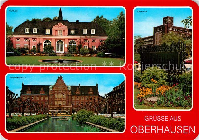 Oberhausen Schloss Friedensplatz Rathaus