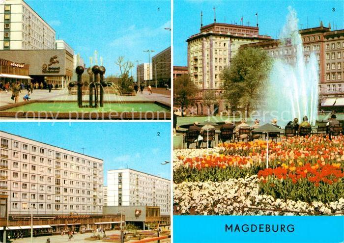 Magdeburg Karl Marx Strasse Wilhelm Pieck Allee