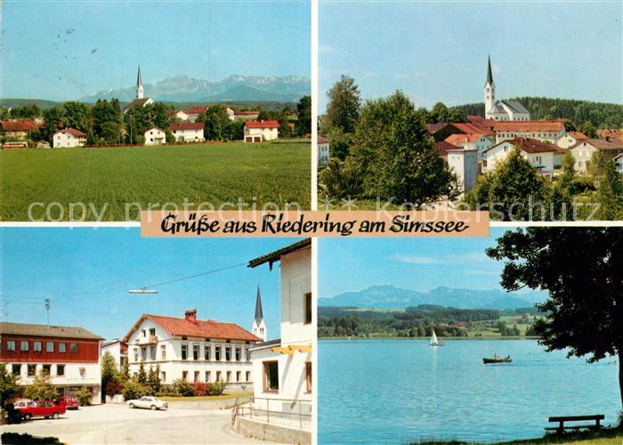 Riedering Rosenheim Simssee Platz Kirche