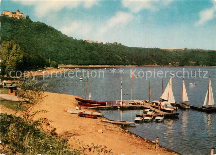 Edersee Blick zum Schloss