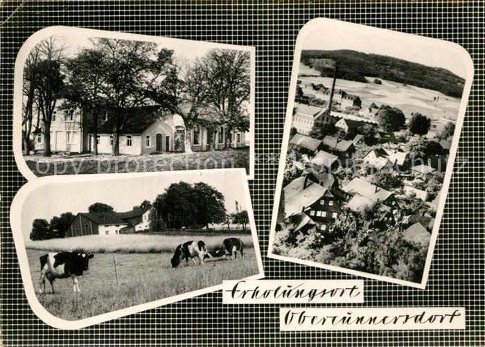 Obercunnersdorf Loebau Teilansicht Bauernhof Weide