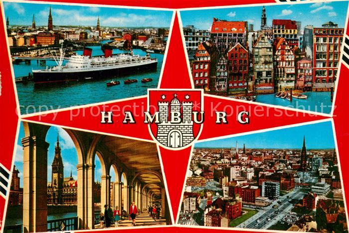 Hamburg Speichersatadt Hafen Teilansicht