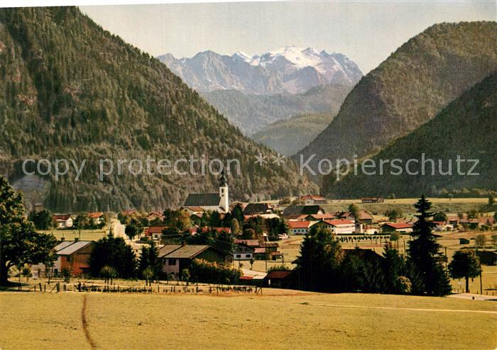 Inzell Blick zur Reiteralpe