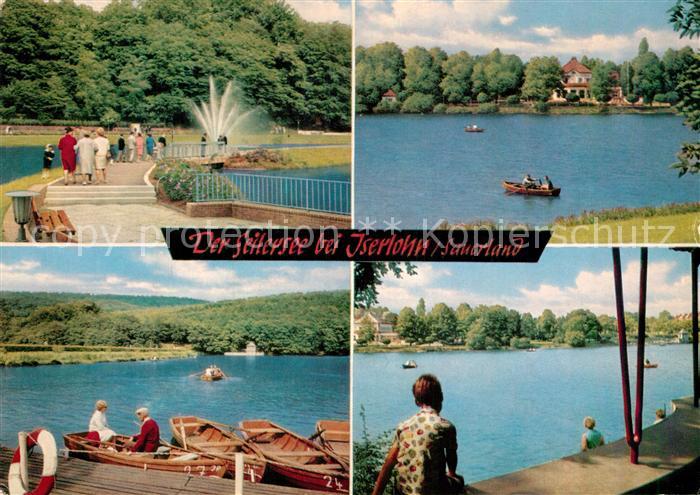 Iserlohn Seilersee Ruderboote Teilansicht