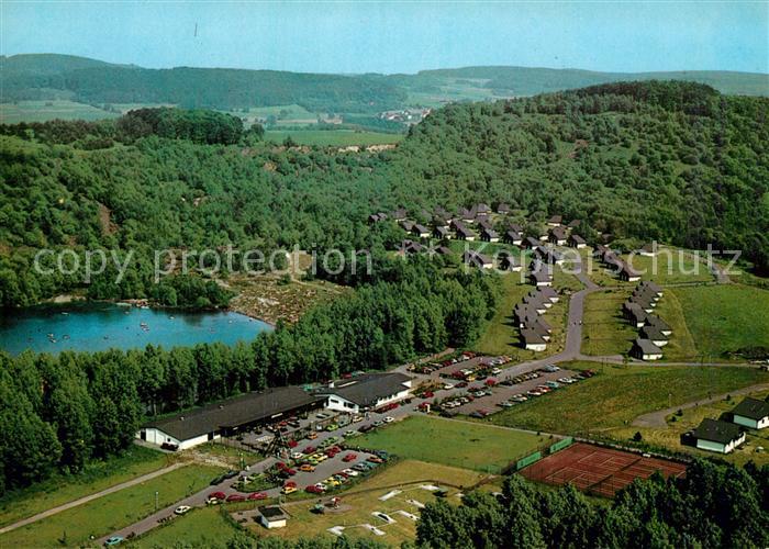 Frielendorf Fliegeraufnahme Ferienwohnpark am Silbersee