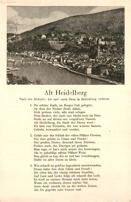 Alt Heidelberg Neckar Teilansicht