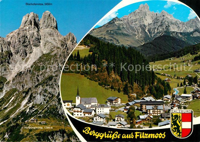 Filzmoos Teilansicht Bischofsmuetze