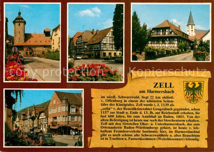Zell Harmersbach Kirche Stadttor Altstadt