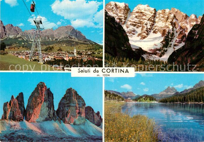 Cortina d Ampezzo Fluss Seilbahn Teilansicht